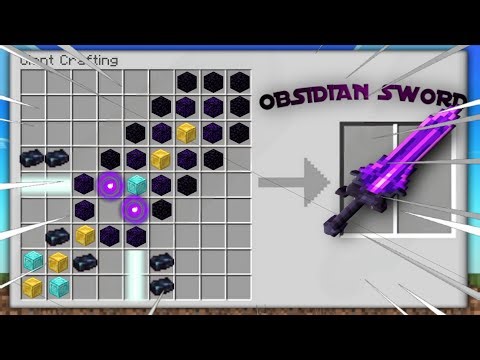 Minecraft But There are Custom OBSIDIAN TOOLS !! 🤯
