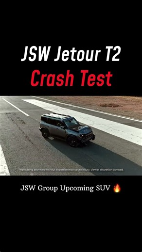Jetour T2 Crash Test - Wall Vs Car !!