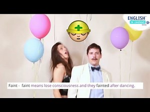 What does to faint mean?