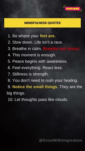 Mindfulness Quotes