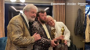 18K views · 2K reactions | It’s been a whirlwind of a week for Ross White and James Martin after the #Oscars But now they’re firmly back on NI soil celebrating their Oscar & BAFTA wins  | Cool News & Sport | Facebook