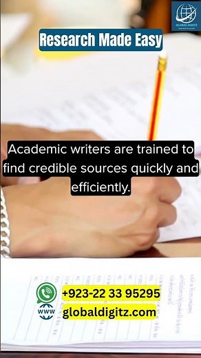 Research Made Easy | Academic Writers Help You Find Credible Sources Fast