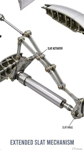 ✈️ Aircraft Slat System Explained | How Airplanes Generate More Lift#Aviation #Aircraft