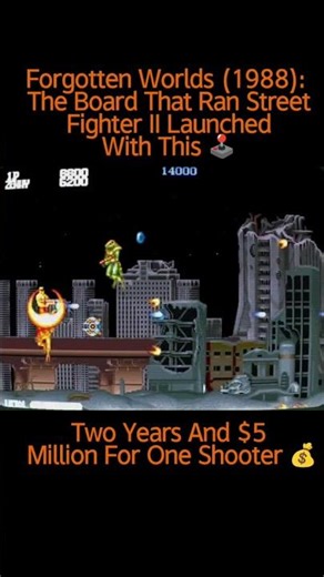 Forgotten Worlds (1988 Arcade): The Very First Game On Capcom's CPS-1 Board 🎮