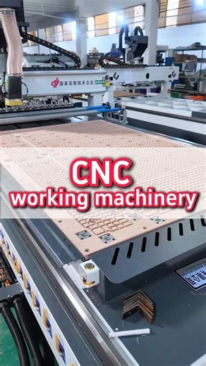 Fully automatic labeling and cutting integrated machine.#cnc #woodworking #woodworkingmachine