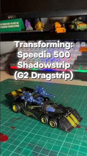 Transforming: #transformers Legacy Velocitron Speedia 500 Shadowstrip (G2 Dragstrip)