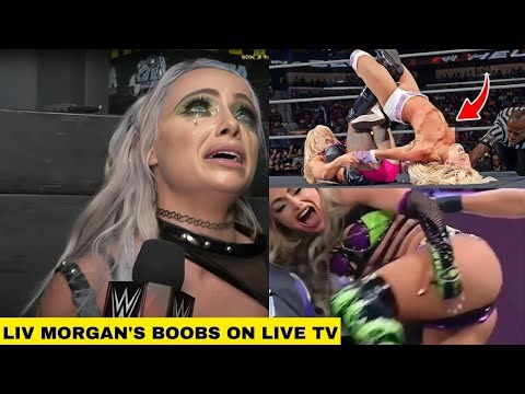 EMBARRASSING🛑 LIV MORGAN'S BOOBS GET EXPOSED ON LIVE TV DURING A WWE WARDROBE MALFUNCTION!