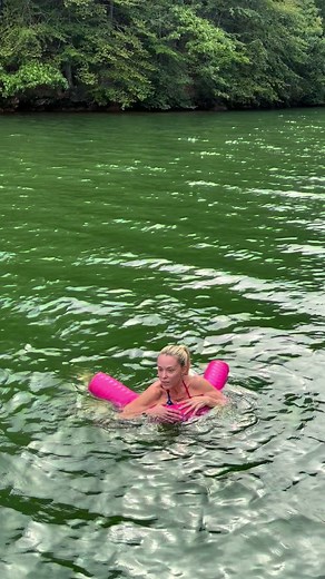 Learning to Swim with My Pink Flotation Device
