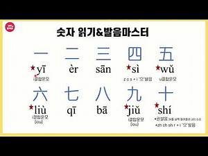 Basic Chinese_Learn Chinese Numbers 1-10: How to Read and Pronounce Numbers with Handwriting! Spe...