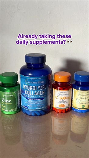 Same trusted supplements, now with Dr. Daily! 💜 Hydrolyzed Collagen, AcnePure , Vitamin C, and Vitamin D3 — all for your everyday wellness. 💊💜 Per DTI Fair Trade Permit No. FTEB-246153 Series of 2026 #DrDaily #SulitwithDrDaily #legit #puritansprideph #supplements