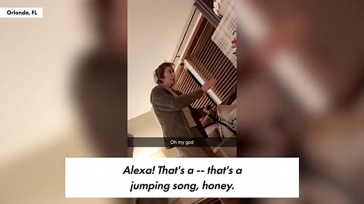 Granny argues with Alexa over dance music