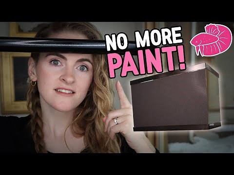 No More Black Paint On My Fish Tanks!! The Easy Alternative to Aquarium Backgrounds