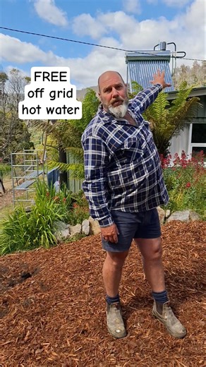 FREE efficient off grid hot water