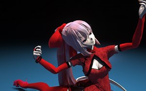 《蜜月》MMD卡通人舞蹈，OC渲染，c4d制作部分舞台灯光场景，AE加了点小特效。