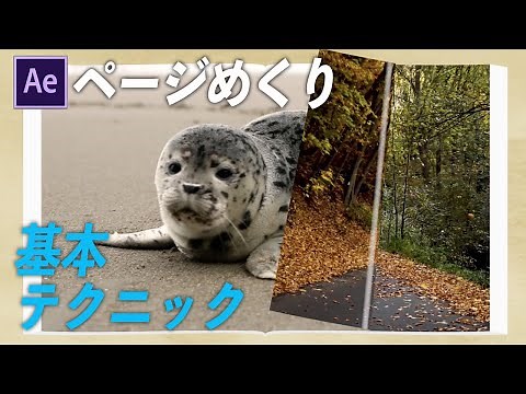 [AfterEffects tutorial] How to make a book page turning animation