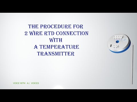 The procedure for connecting a 2-wire RTD with a temperature transmitter | RTD Sensor connections