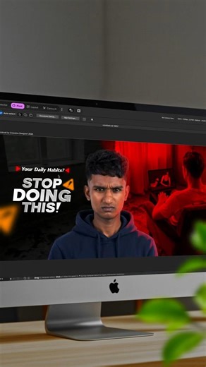 Viral YouTube Thumbnail Design! 🤯🔥 #shorts