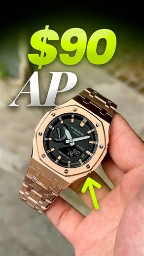 Casio Accidentally Created the Perfect Royal Oak Alternative #watchcomparison #luxury #budget