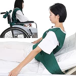 Vest Restraint Suit for Bed/Wheelchair, Anti Fall Bed Restraint for Elderly Adults Safety, Sturdy Chest Restraint Band for Seniors with Dementia (M)
