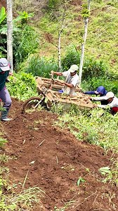 the process of transporting cassava on an uphill path #reels #cassava | Moeniv Moeniv
