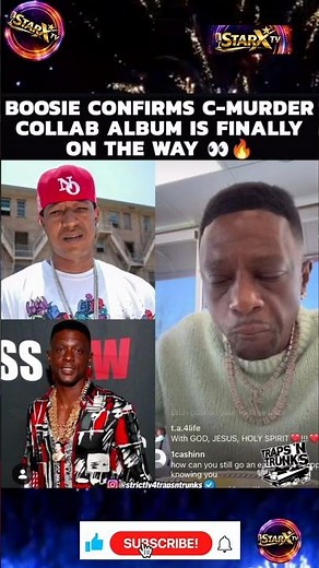 Boosie Confirms C-Murder Album! 🔥 #Boosie #CMurder #hiphop #trending #viral