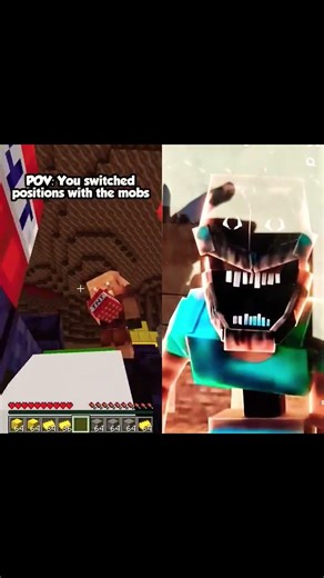 Minecraft dengerous survival mode 😱#viralshort #trending #gaming #minecraft