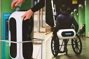 Revolve Air : il invente un fauteuil roulant pliable de la taille d'une petite valise