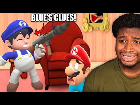 MARIO IN BLUE'S CLUES! | SMG4 Mario's Mysteries