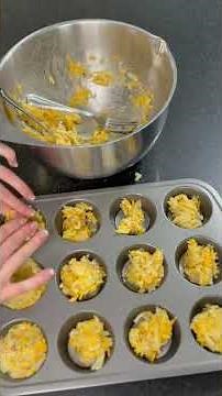 Hash Brown Breakfast Muffins l EASY PROTEIN BREAKFAST