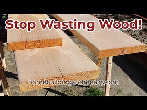 How To Cut Perfect Stringers From Bad Lumber And Is Old Lumber Stronger Than New Lumber
