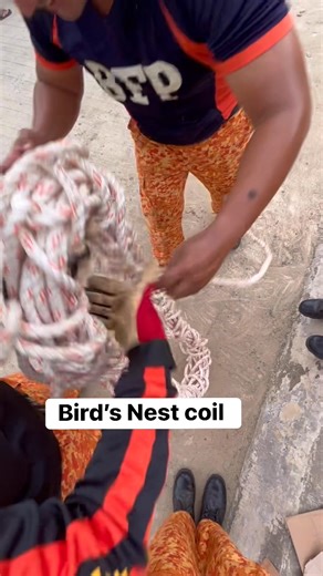 NO TANGLES. NO DELAYS. JUST DEPLOY. 🧵🔥 A long rope doesn’t have to be a mess. The Bird’s Nest coil keeps your rope tidy, twist-free, and ready to deploy—fast pull, clean feed, zero snags. When seconds matter, how you pack your rope matters. Train smart. Pack right. Deploy smooth. #RopeRescue #FirefighterTraining #BirdsNestCoil #NoTangle #RescueReady #FireService #firenuzzle | firenuzzle