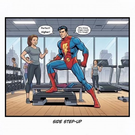 Step Up Lateral: entrenamiento neuromuscular