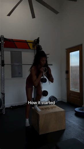 Gabby Thomas on Instagram: "Weight room is probably the most challenging part of my training (I’m tall and lanky in person 😂) but it’s not always about being perfect or lifting the most weight- it’s about small improvements each day. #fyp #track #training #weightlifting #olympics"