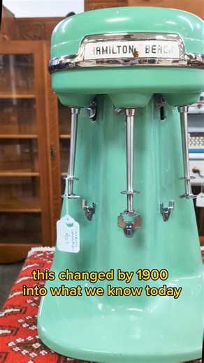 2.1K views · 15 reactions | Just a bit of Milkshake lore for you 拏 This Teal Hamilton Beach 3-Head Milkshake Mixer is available now for $550! The yellow one is for display only  | Old Strathcona Antique Mall | Facebook