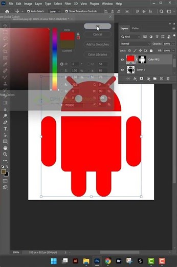 How to change icon color in photoshop