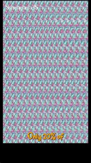 Here is our next stereogram (35). HINT: Above and beyond! Let your vision soften and gaze through the pattern without focusing until the three-dimensional shape materializes before you. Enjoy and comment what you see! #stereogram #3d #foryourpage #fyp #pictures #easy #illusion #eye #trick #magic #optical #3dart #BrainTraining #magiceye, #90snostalgia