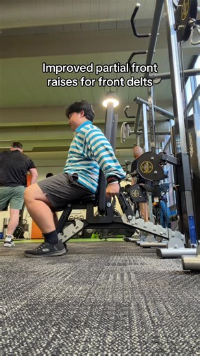 Effective Partial Front Raises for Front Delts