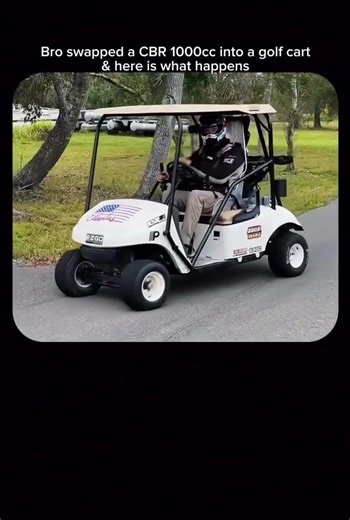 Engine swap golf cart OMG