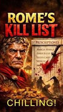 This Roman “Death List” Destroyed Civilization Overnight