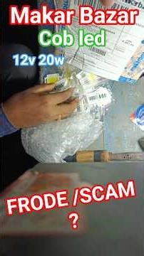 12v 20w Cob Led Light 🕯️ Product Add kordiya #electrical #electronic #light