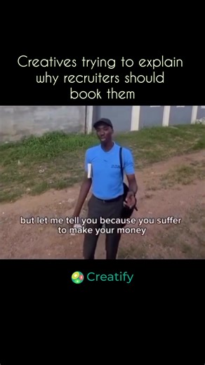 Creatives trying to explain why recruiters should book them 😭 The talent is there. The vision is there. The explanation… needs work. That’s where Creatify comes in. Instead of awkward pitches and guesswork, Creatify makes it easy for recruiters to find vetted creatives, book with confidence, and manage projects clearly — while creatives get fair pay, clear briefs, and protected bookings. Less convincing. More creating. Better for recruiters. Better for creatives. Find. Book. Create. #fyp #viral