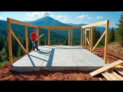 This man, smarter than even a NATO engineer, is building a cheap house in just 24 hours!