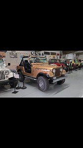 We added a very Special Jeep to the museum today. It's a 1982 Jamboree 30th anniversary CJ-7. Around 600 were built and just over 100 are still in existence today making it one of the rarest CJs. They are numbered with a dash plaque and were the only CJs painted in Topaz Gold. It's an extremely clean, rust free survivor that we will be putting all back to stock. . . #thejeepguy #thejeepguymuseum #Jamboree #cj7 #CJ #30thanniversaryjamboree #cj7jamboree #amc | The Jeep Guy