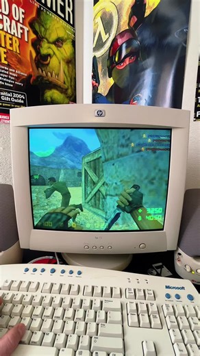Counter-Strike 1.5 Dust 2 Deagle gameplay #counterstrike #cs2 #retrocomputer #pcmasterrace