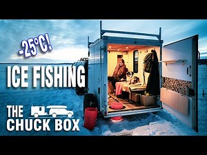 -25°C ICE FISHING in with my 5x8 OVERLAND CARGO CAMPER!