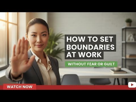 How to Set Boundaries at Work – Without Fear or Guilt