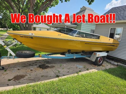 We Bought A Really Cool Vintage1970's Jet Boat On Impulse!