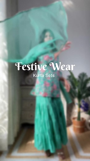 Presenting festive attires that make you shine! Swati Rathi switches up her festive style with magnificent attires that make heads turn wherever she goes! 💫 Mint Green Printed Short Kurta, Tiered Sharara And Dupatta SKU: 23AUWS10234-122842 Link: https://bit.ly/3teU0e6 Magenta Embroidered Festive Kurta SKU: 23AUW10274-220627 Link: https://bit.ly/3PYArzF #WforWoman #Outfit #Festiveoutfit #festivecollection | W for Woman