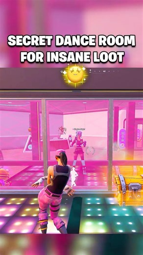 SECRET Dance Room For INSANE Loot in Fortnite Chapter 7 🤯 #shorts #fortnite