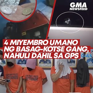 230K views · 364 reactions | Sa tulong ng isang tracking device ng kanilang nabiktima, nahuli ang 4 na suspek na miyebro umano ng basag-kotse gang. Ayon sa mga pulis, 2019 pa raw nag-o-operate ang grupong ito na madalas mambiktima ng mga sasakyan na naka-park sa mag commercial area sa Metro Manila, Cavite at Laguna. Ang ibang detalye, alamin sa video. | GMA News | Facebook